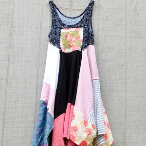 New boho lagenlook handkerchief dress, 3X